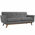 East End Imports Engage Upholstered Loveseat- Gray EEI-1179-GRY